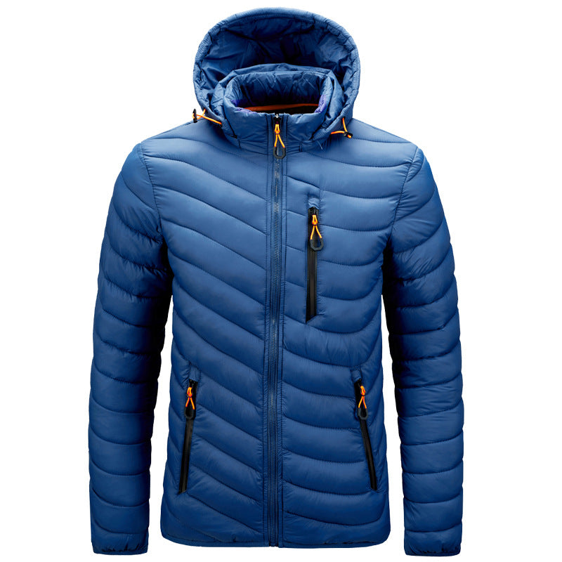 Leichte Herrenjacke Kapuze Sportlich