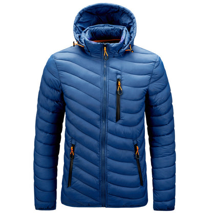 Leichte Herrenjacke Kapuze Sportlich