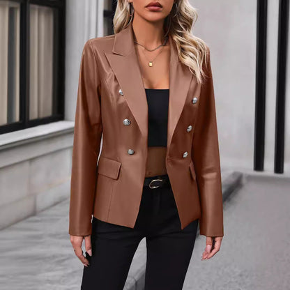 Maßgeschneiderter Blazer Zweireiher Eleganter Anzug - IdealeKleiden