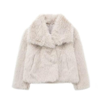 Kunstfelljacke Elegant Warm Damen