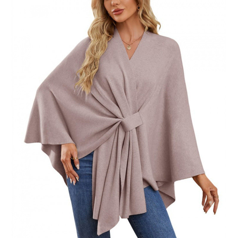 Damen Wickelmantel Modern Chic Elegantes Design