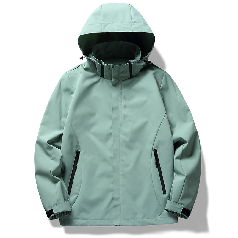 Wasserdichte Damenjacke mit Kapuze und Atmungsaktivem Material