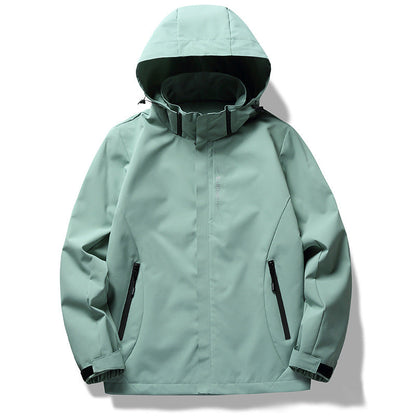 Wasserdichte Damenjacke mit Kapuze und Atmungsaktivem Material