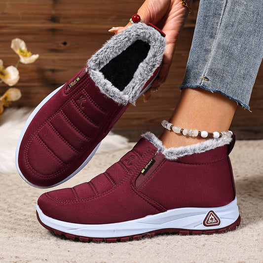 Damen Winter Sneaker Warmfutter Rutschfest - IdealeKleiden