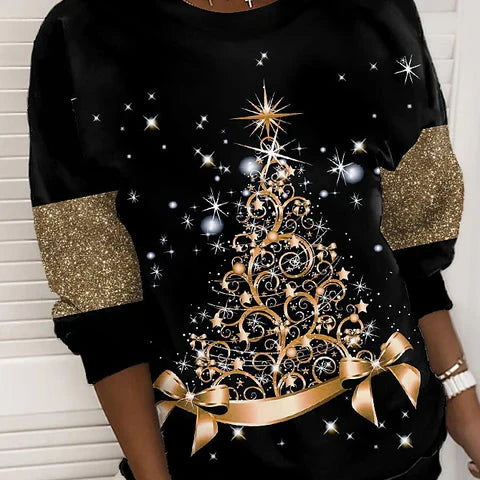 Weihnachtspullover mit Tannenbaum Motiv Unisex - IdealeKleiden
