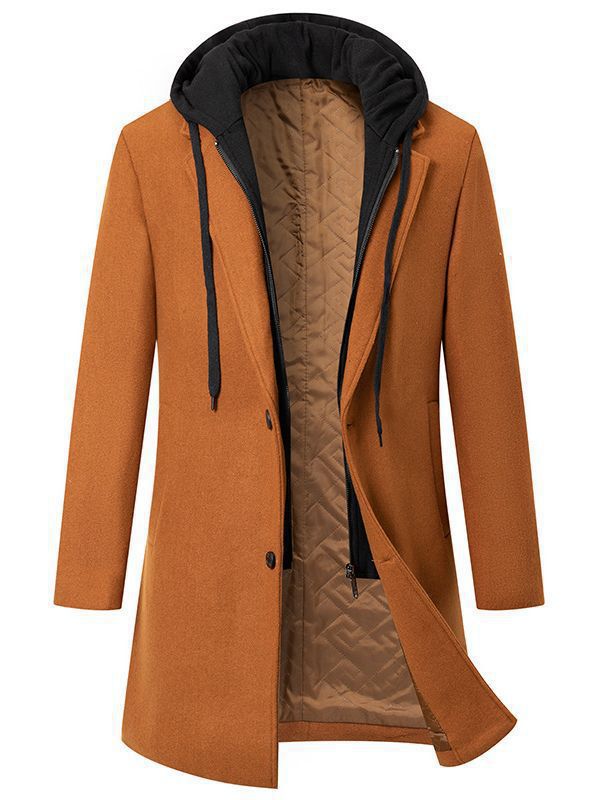 Damen Wintermantel Elegant Kapuze Sportlich Stil