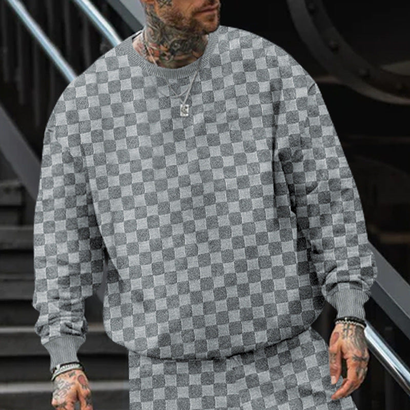 Herren Oversize Pullover Bequem Großzügig Strukturiert