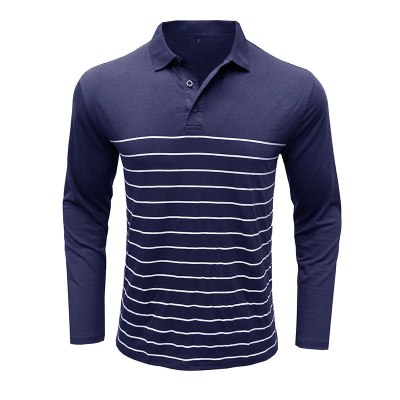 Elegante Pique Pullover Slim Fit Streifen Design - IdealeKleiden