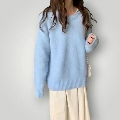 Damen Pullover Warm Strick Design