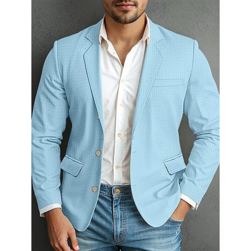 Herren Blazer Elegant mit Reißverschluss und vielen Taschen - IdealeKleiden