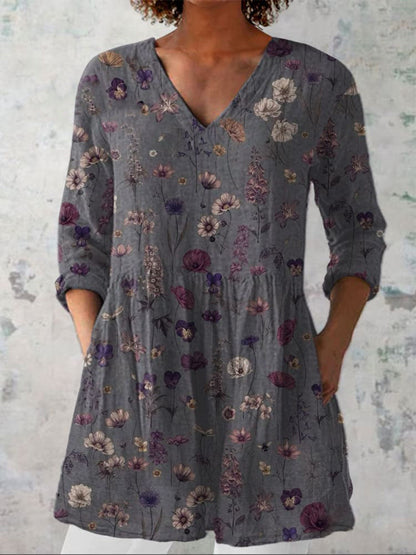 Sommerkleid Damen Boho Chic Floral