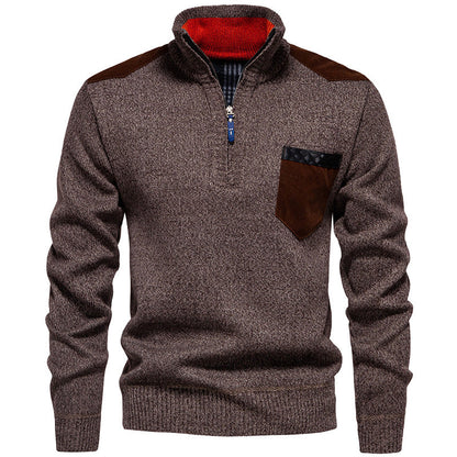 Herren Pullover Stehkragen Modern Praktisch