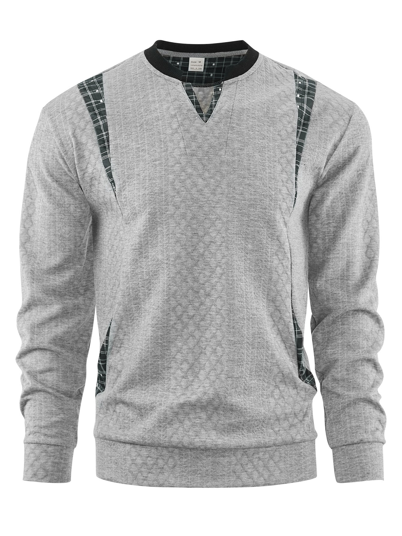 Herren Strickpullover Modern Karomuster Elegantes Design