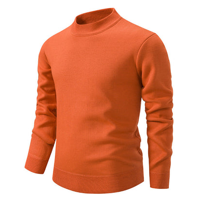 Herren Strickpullover Modern Stehkragen Elegante Optik