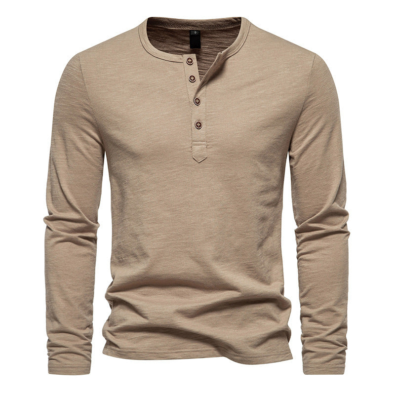 Herren Langarmshirt Stilvoll Elegent