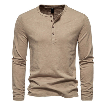 Herren Langarmshirt Stilvoll Elegent