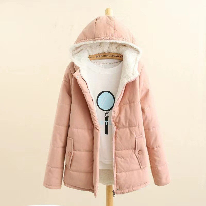 Damen Winterjacke Steppjacke Warm Kapuze