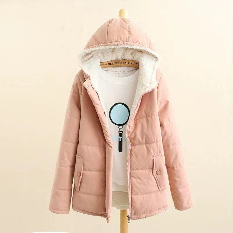 Damen Winterjacke Steppjacke Warm Kapuze