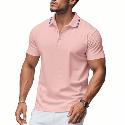 Herren Poloshirt Modern Kragen Feuchtigkeitsregulierung