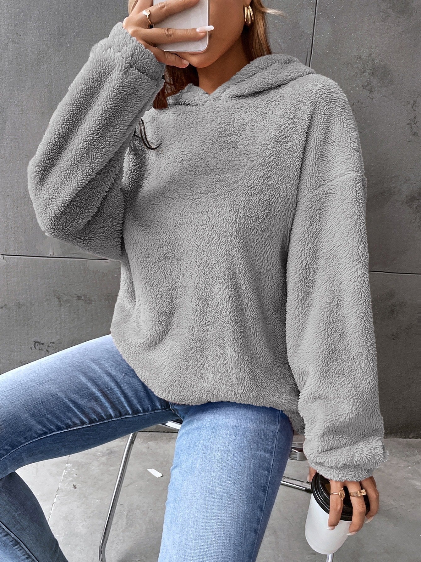 Kapuzenpullover Fleece Soft