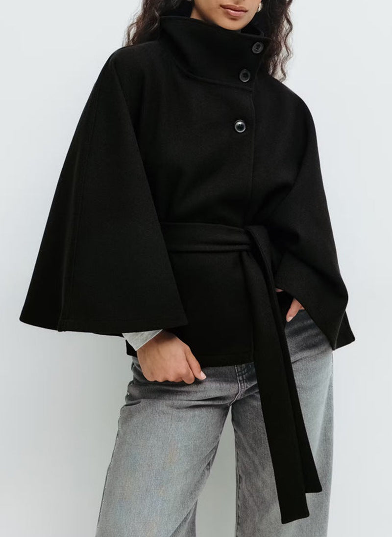 Herren Trenchcoat Elegant Stehkragen Klassisch