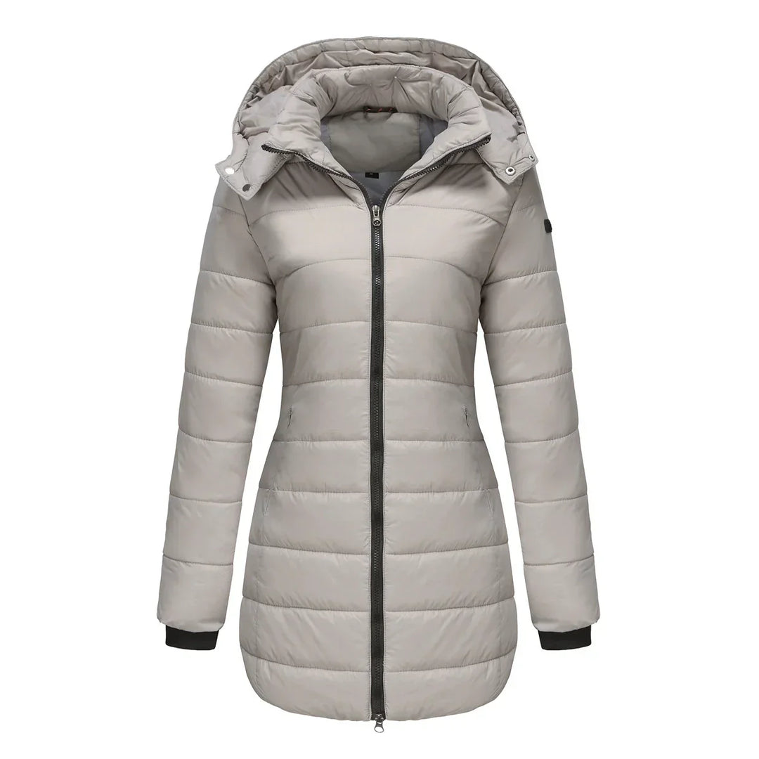 Damen Pufferjacke Gefüttert Warm Isoliert