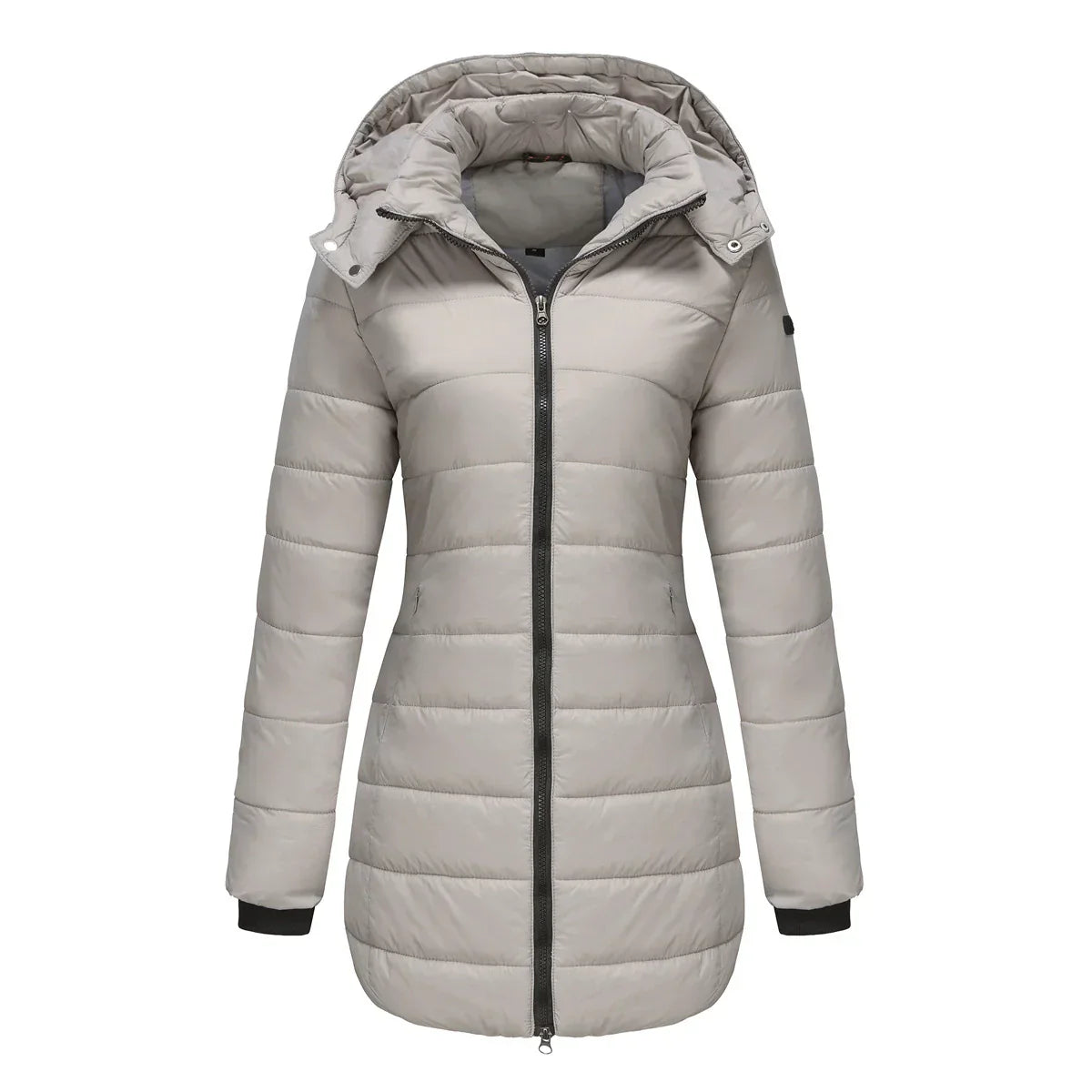 Damen Pufferjacke Gefüttert Warm Isoliert