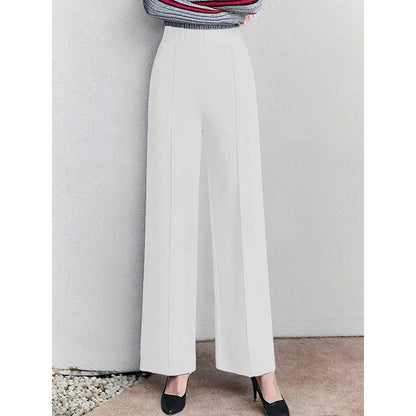 Damen Stoffhose High-Waist Elegant Faltenrock
