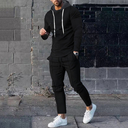 Herren Sportset Hoodie Jogginghosen Trendy