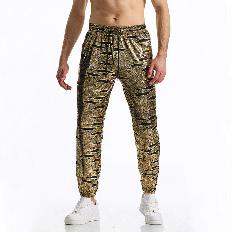 Herren Jogginghose Sportlich Glänzend Modern