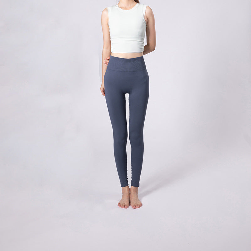 Damen Sport Set: Cropped Top und High Waist Leggings