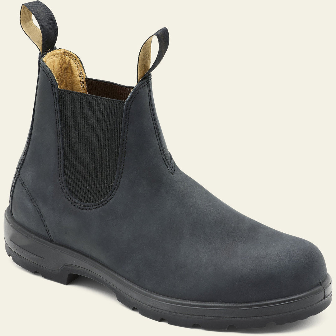 Herren Chelsea Stiefel Knöchelhoch Elegant Lederschaft