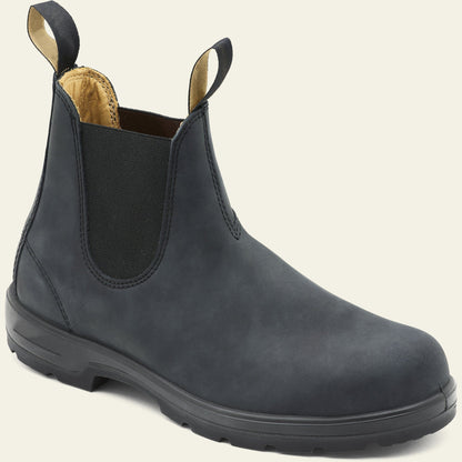 Herren Chelsea Stiefel Knöchelhoch Elegant Lederschaft