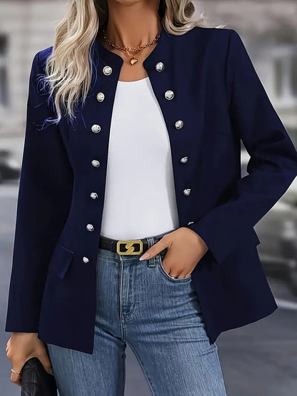 Damen Blazer Jacke Elegant Slim Fit