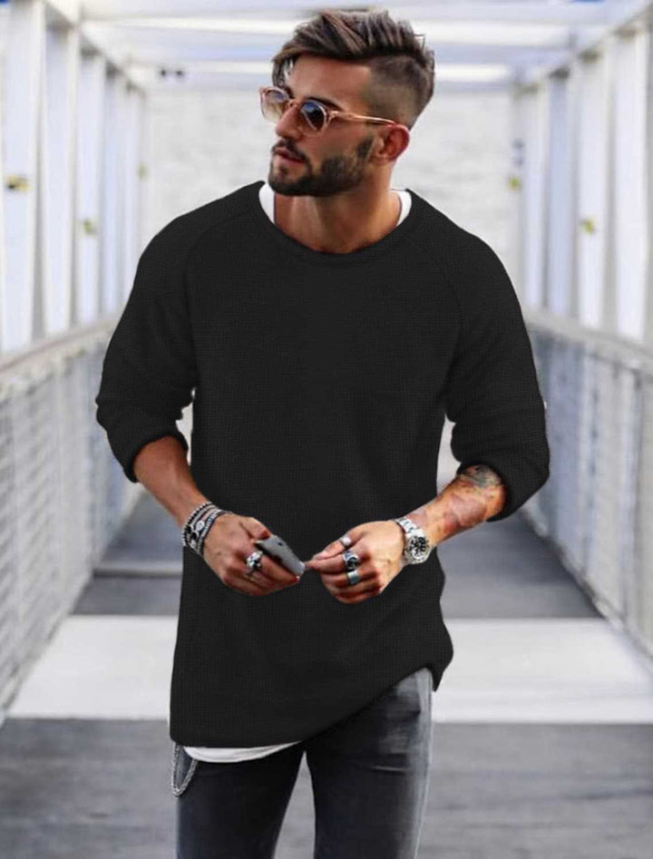 Herren Pullover Lässig Strick Design