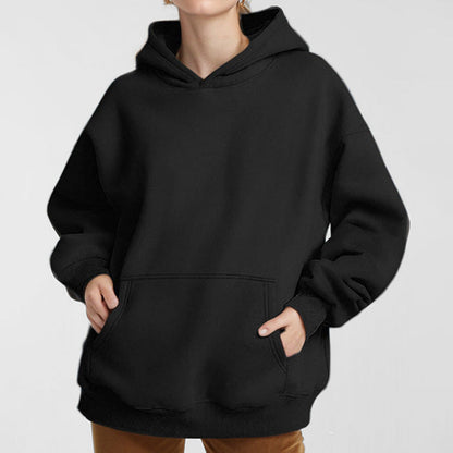 Damen Hoodie-Kleid Trendy Winterkleid