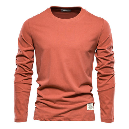 Herren Langarm T-Shirt Baumwolle Modern Fit