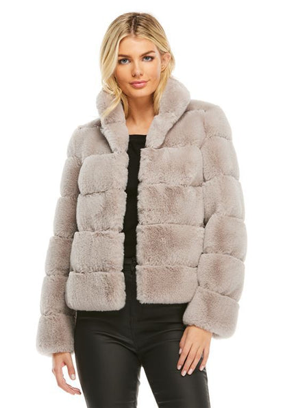 Damen Winterjacke Daunenfüllung Hochkragen Style - IdealeKleiden