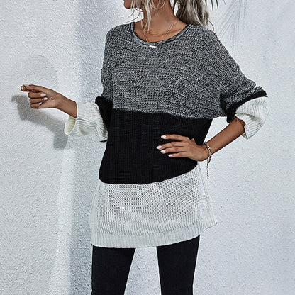 Damen Oversized Pullover Bequem Großzügig - IdealeKleiden