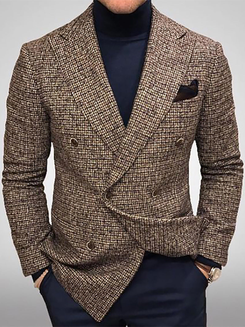 Herren Stylish Doppelreihen Blazer