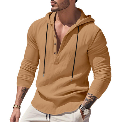 Herren Hoodie Lässig Moderner Schnitt