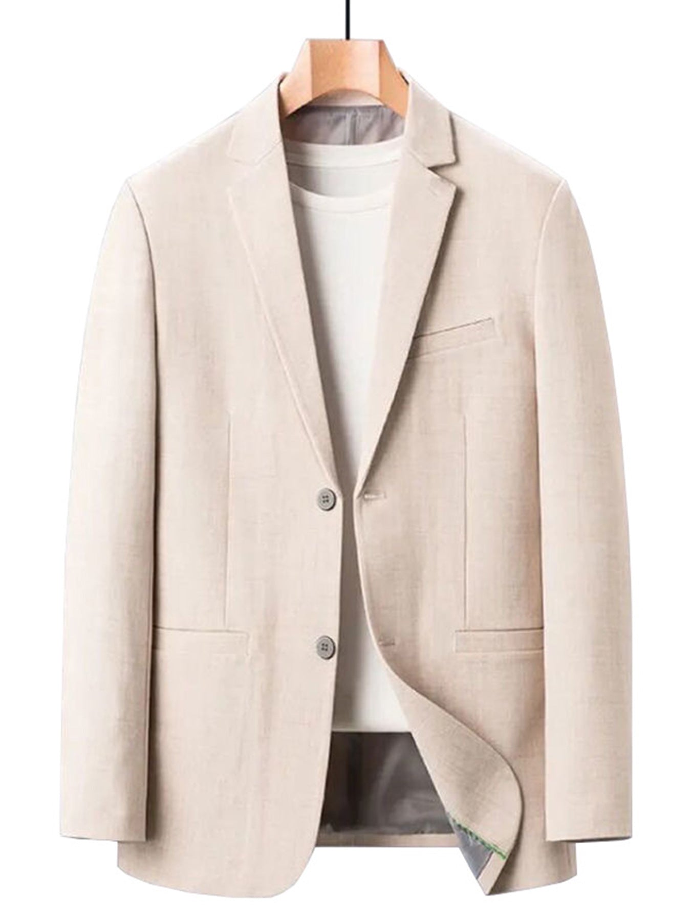 Damen Leinenblazer Elegant Sommerkleidung