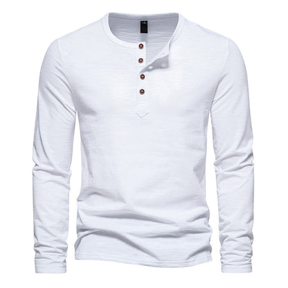 Herren Langarmshirt Stilvoll Elegent