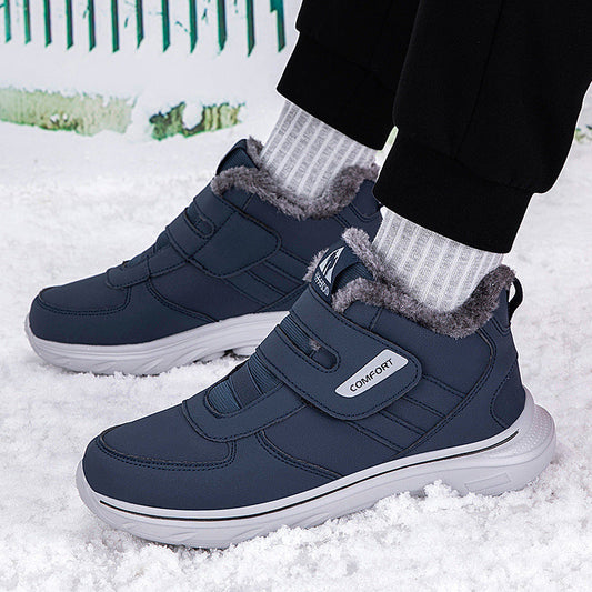 Damen Winterstiefel Isoliert Warm Klettverschluss - IdealeKleiden