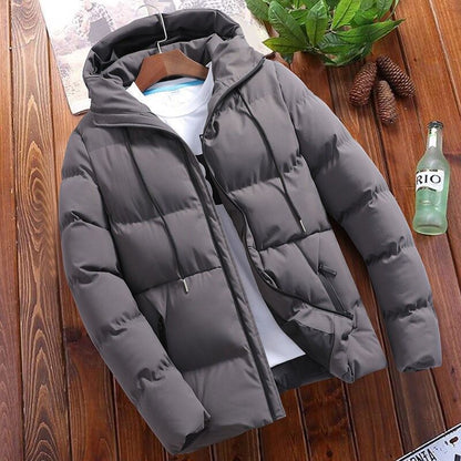Übergrößen Pufferjacke Kapuze Baumwolle Warm