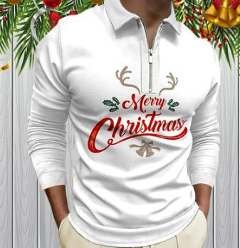 Weihnachtliches Langarmshirt Herren Festlich Geschenkidee