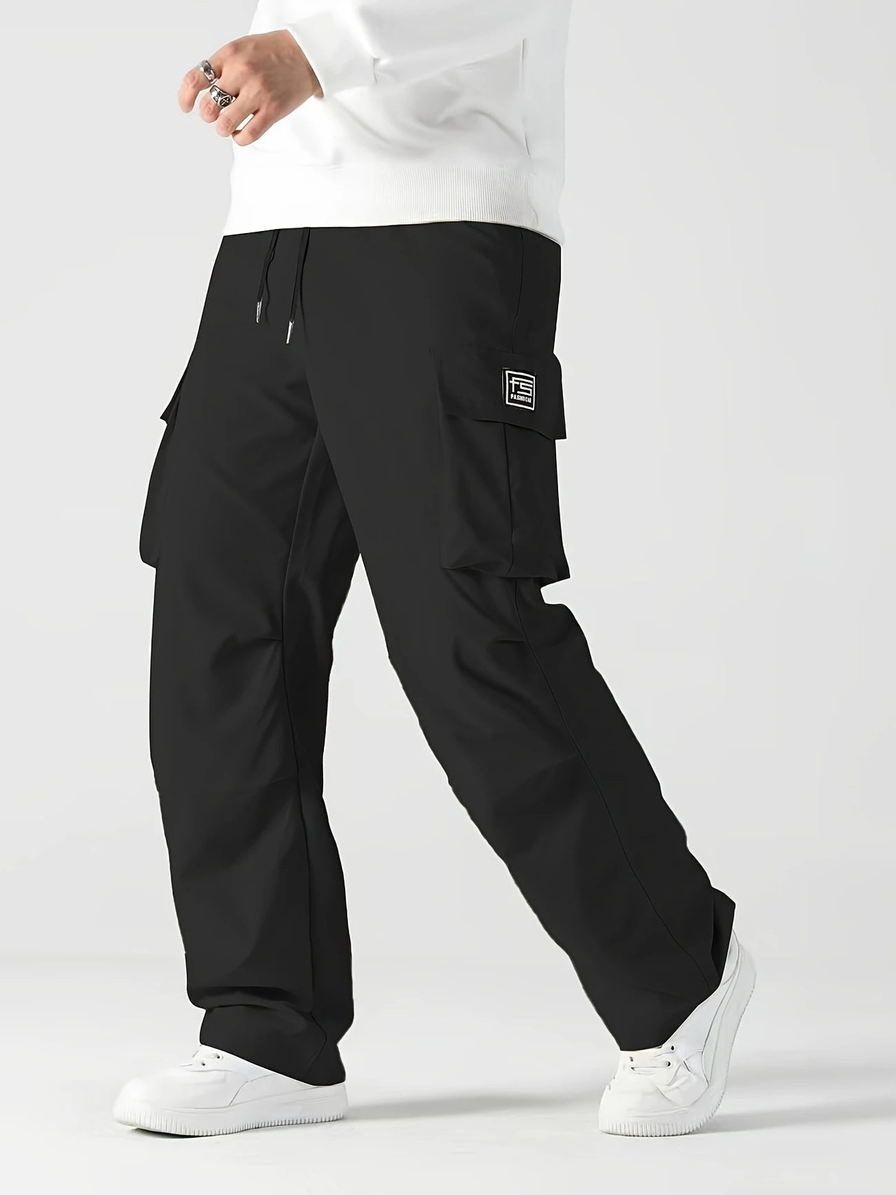Herren Cargo-Hose Bequem Multifunktional