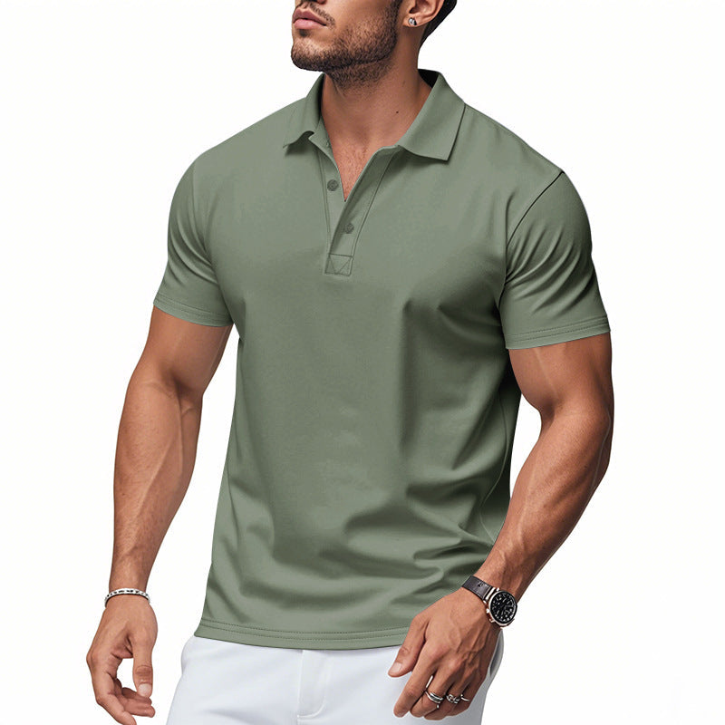 Herren Poloshirt Schnell Trocknend Elegant Slimfit