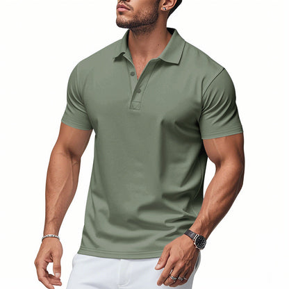Herren Poloshirt Schnell Trocknend Elegant Slimfit