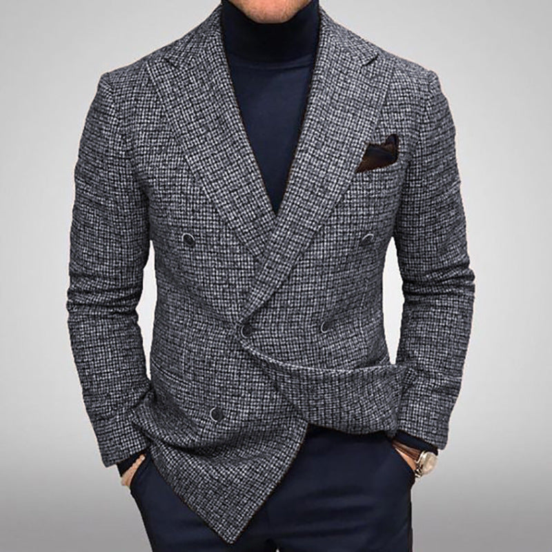 Herren Stylish Doppelreihen Blazer